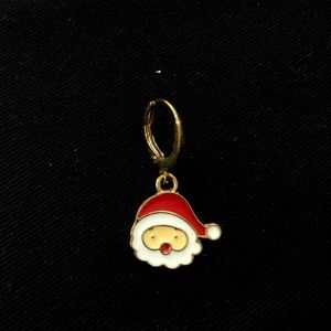 Santa huggie hoops